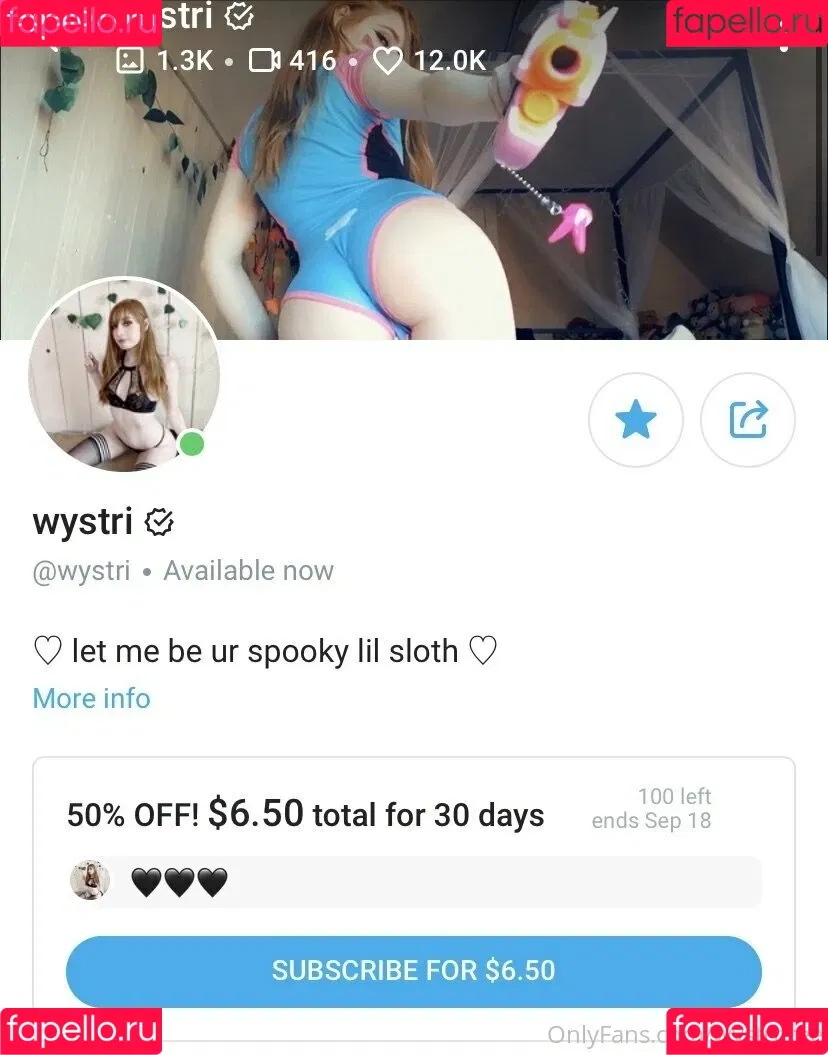 wystrifree Onlyfans Photo Gallery 
