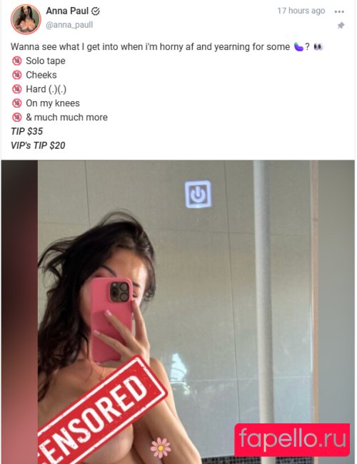 Anna Paul Nude Onlyfans Photo 31