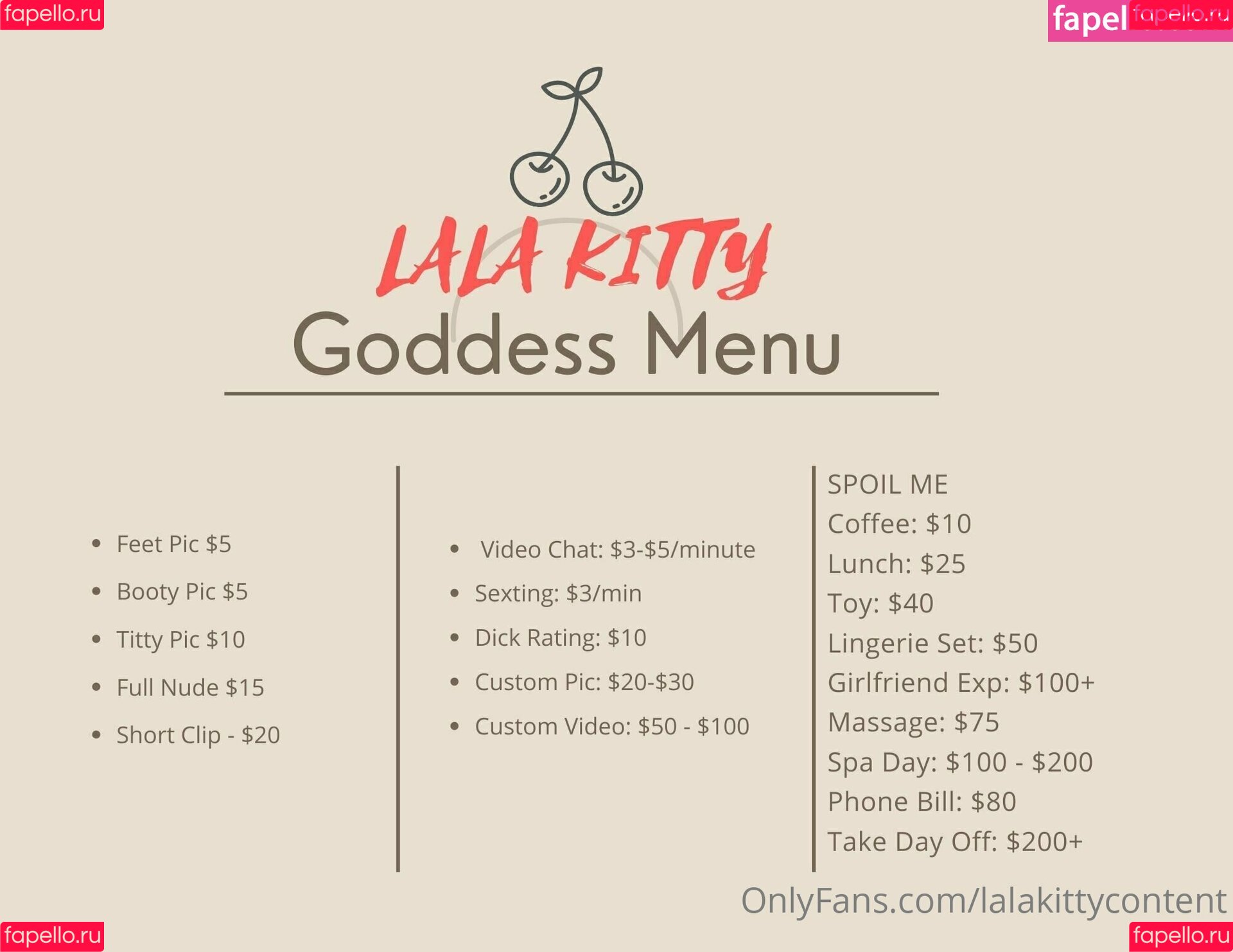 lalakittycontent Onlyfans Photo Gallery 