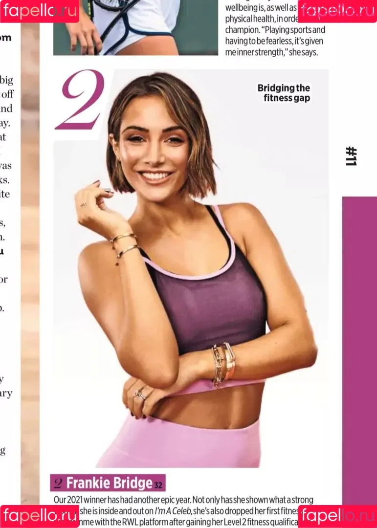 Frankie Bridge Onlyfans Photo Gallery 