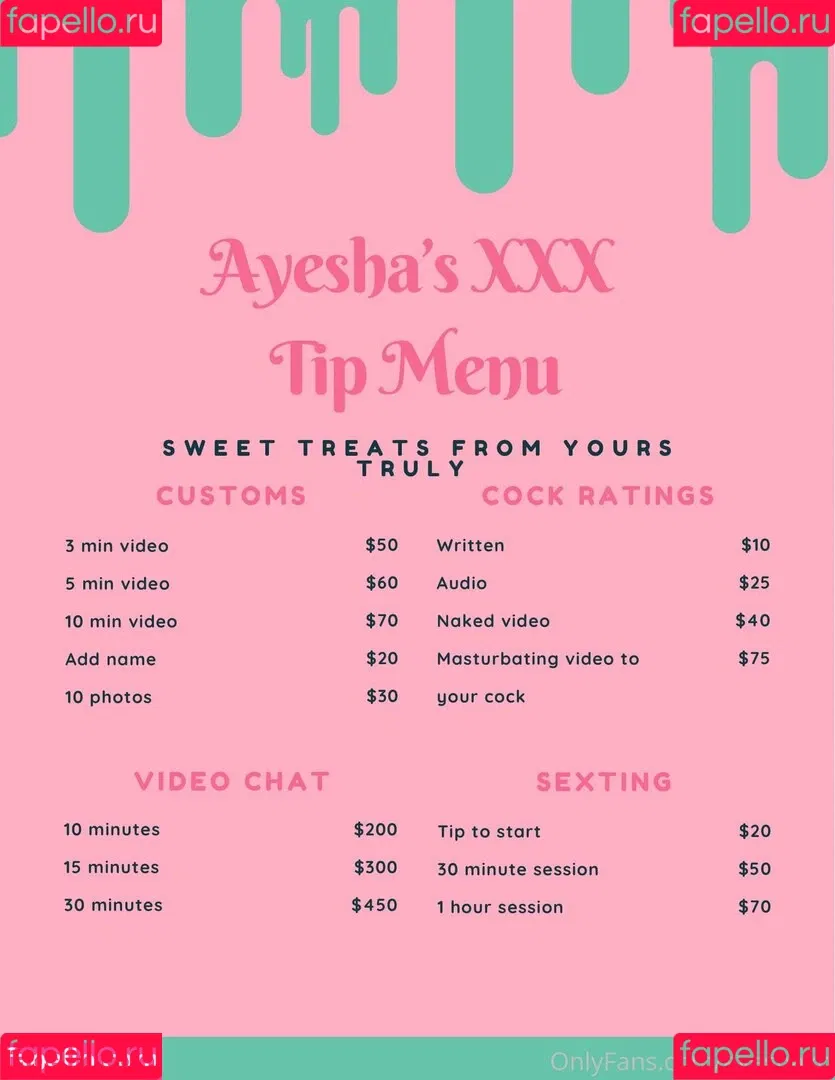 ayeshaxo Onlyfans Photo Gallery 