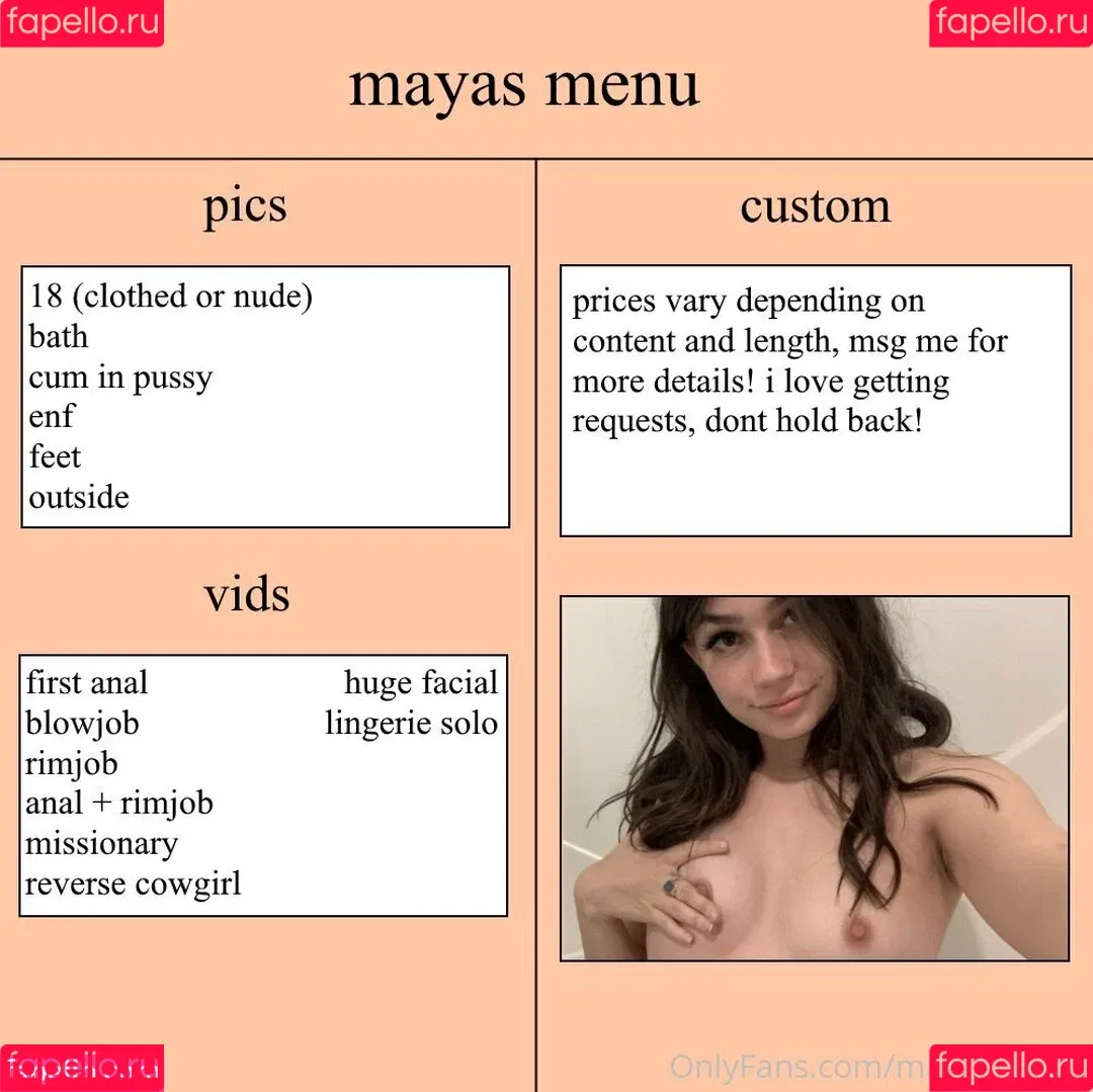 mayasnaked Onlyfans Photo Gallery 