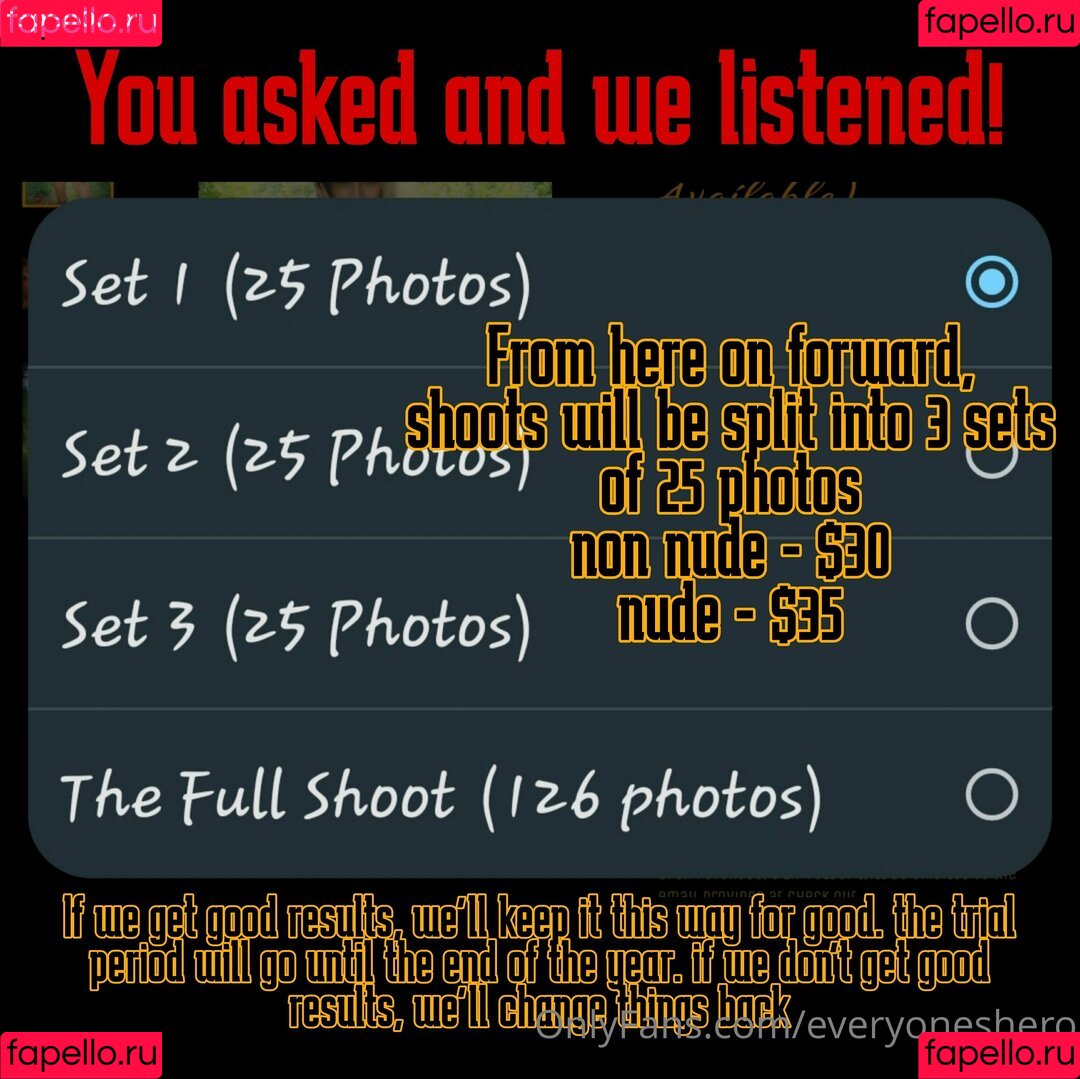 everyoneshero Onlyfans Photo Gallery 