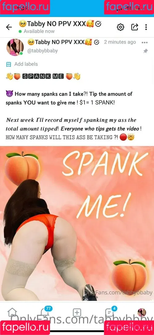 tabbybbby Onlyfans Photo Gallery 