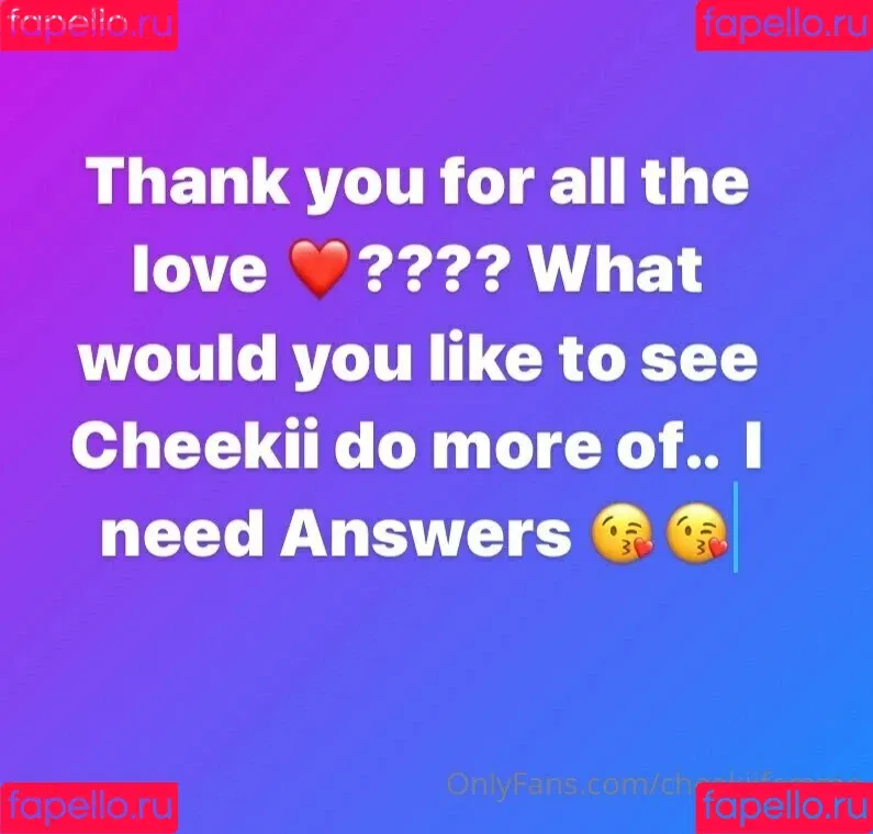 cheekiifemme Onlyfans Photo Gallery 