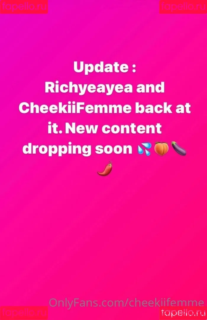 cheekiifemme Onlyfans Photo Gallery 
