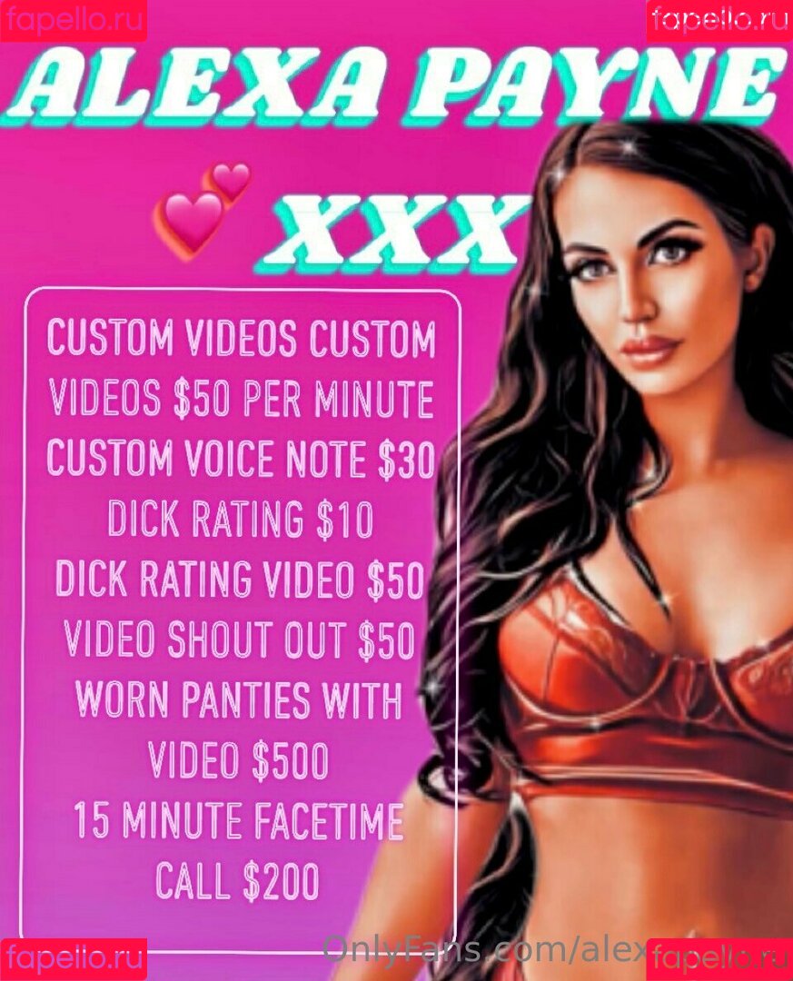 alexapayne Onlyfans Photo Gallery 