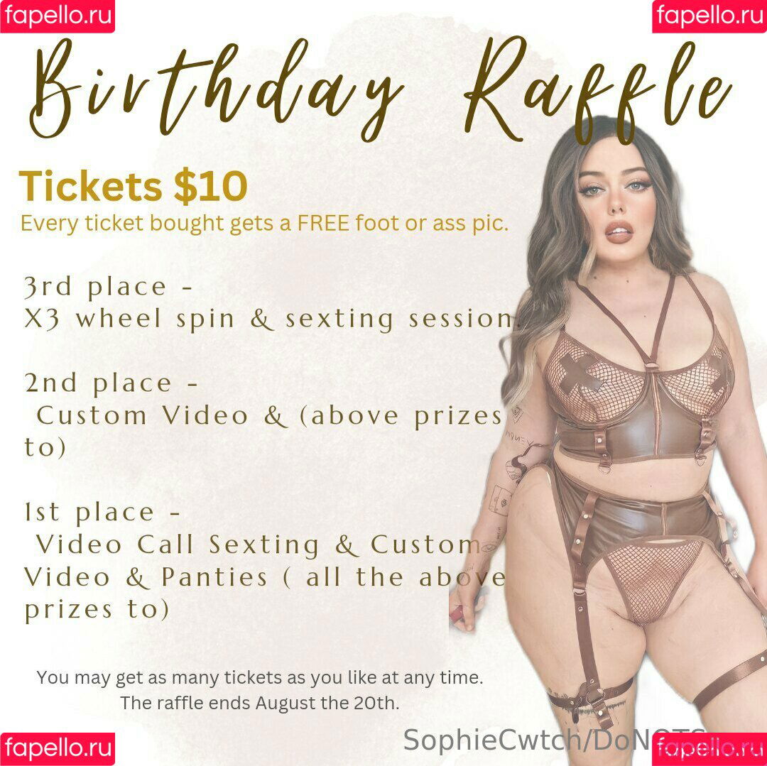 sophiecwtch Onlyfans Photo Gallery 