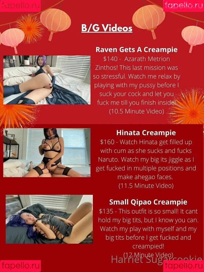 Harriet Sugarcookie Onlyfans Photo Gallery 
