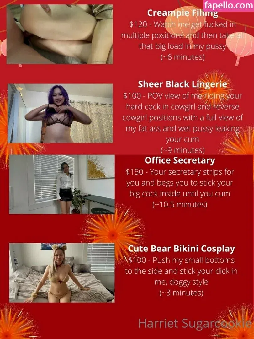 Harriet Sugarcookie Onlyfans Photo Gallery 