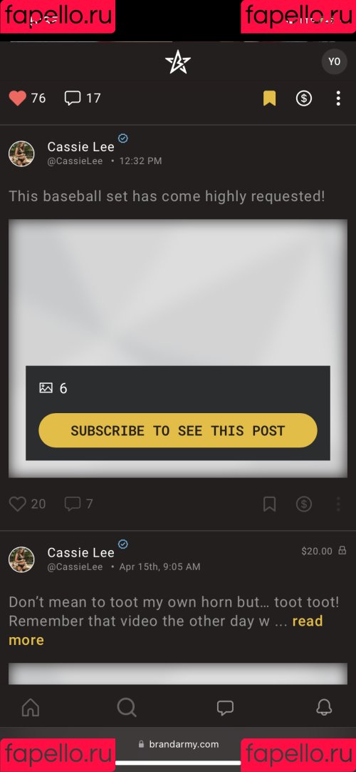 Cassie Lee Onlyfans Photo Gallery 
