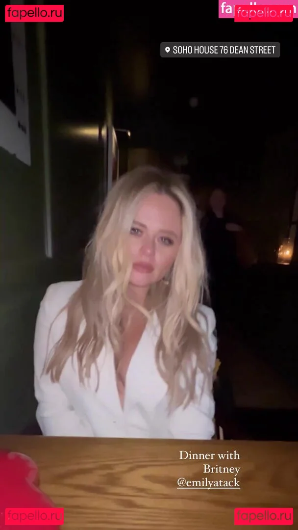 Emily Atack Onlyfans Photo Gallery 