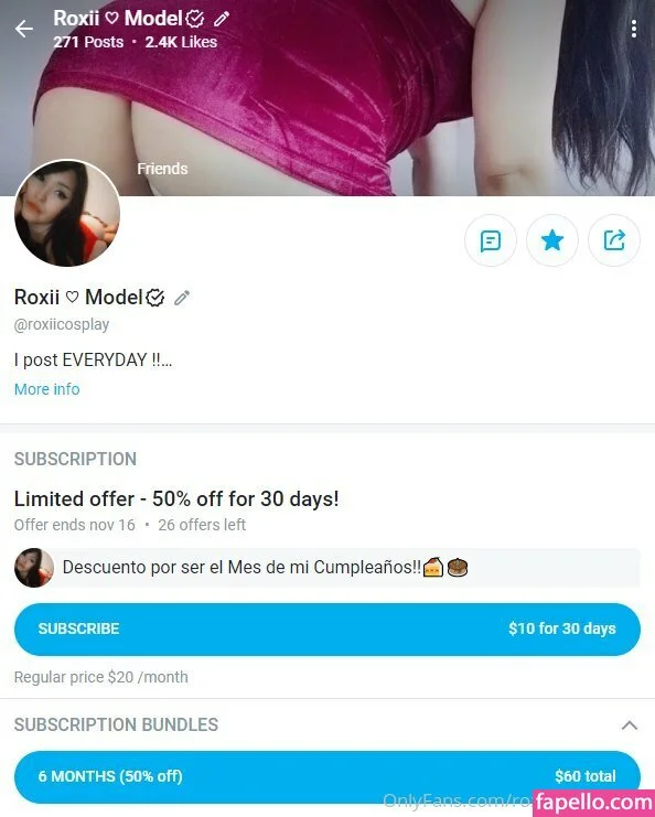 roxiicosplayfree Onlyfans Photo Gallery 