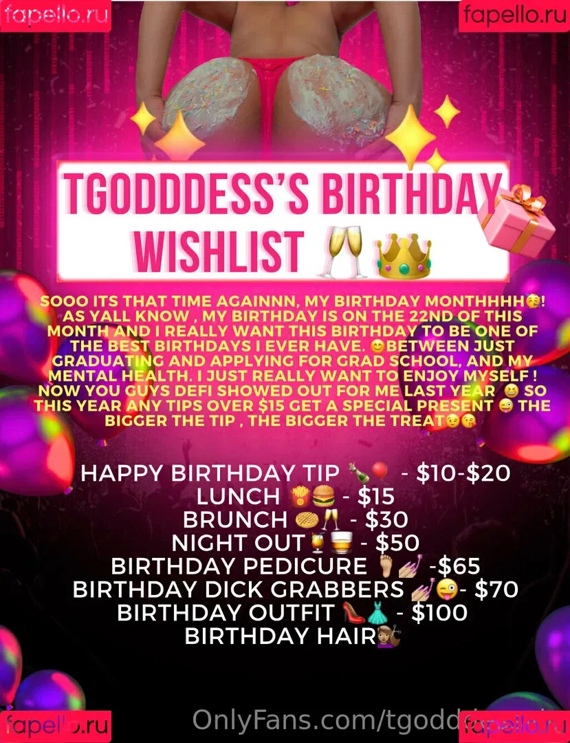 tgodddessvip Onlyfans Photo Gallery 