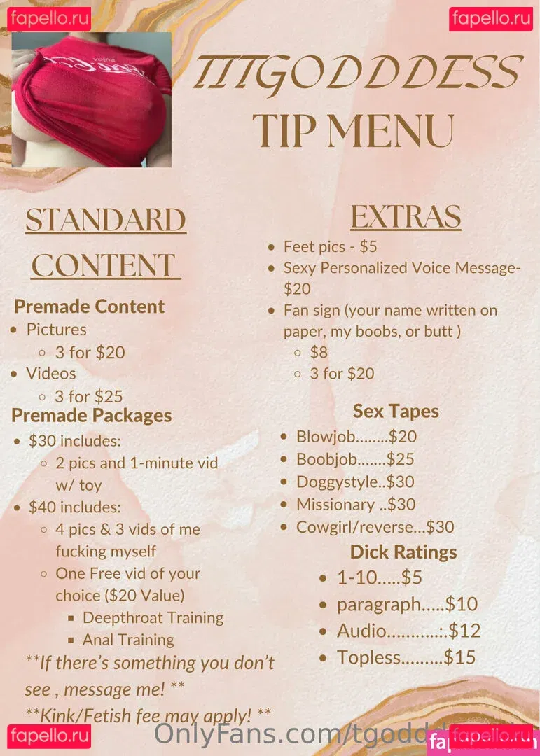 tgodddessvip Onlyfans Photo Gallery 