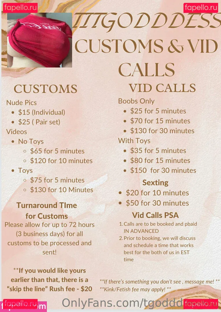 tgodddessvip Onlyfans Photo Gallery 