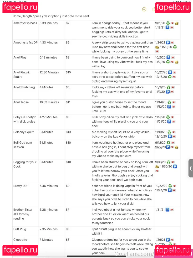 tasteamethyst Onlyfans Photo Gallery 