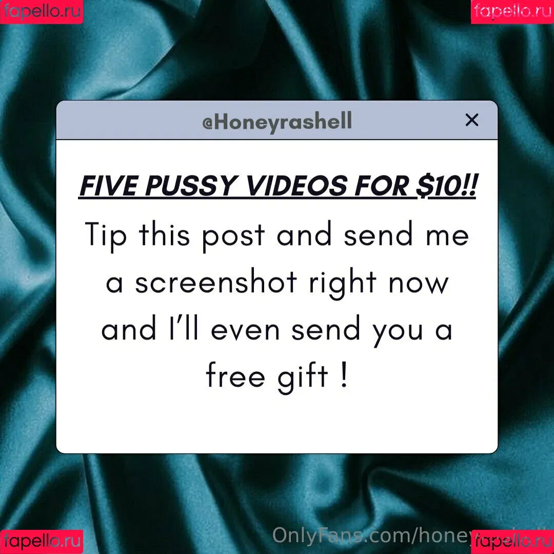 honeyrashell Onlyfans Photo Gallery 