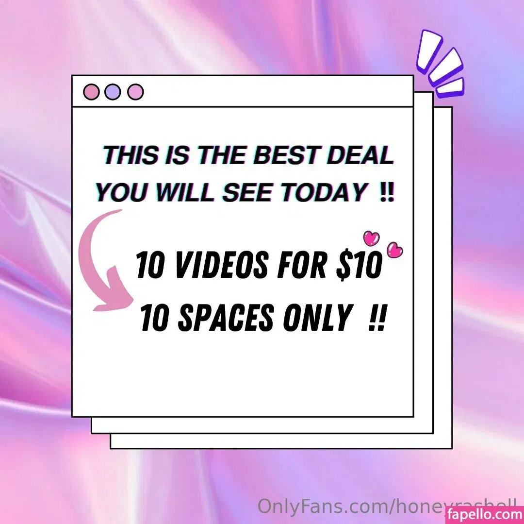 honeyrashell Onlyfans Photo Gallery 