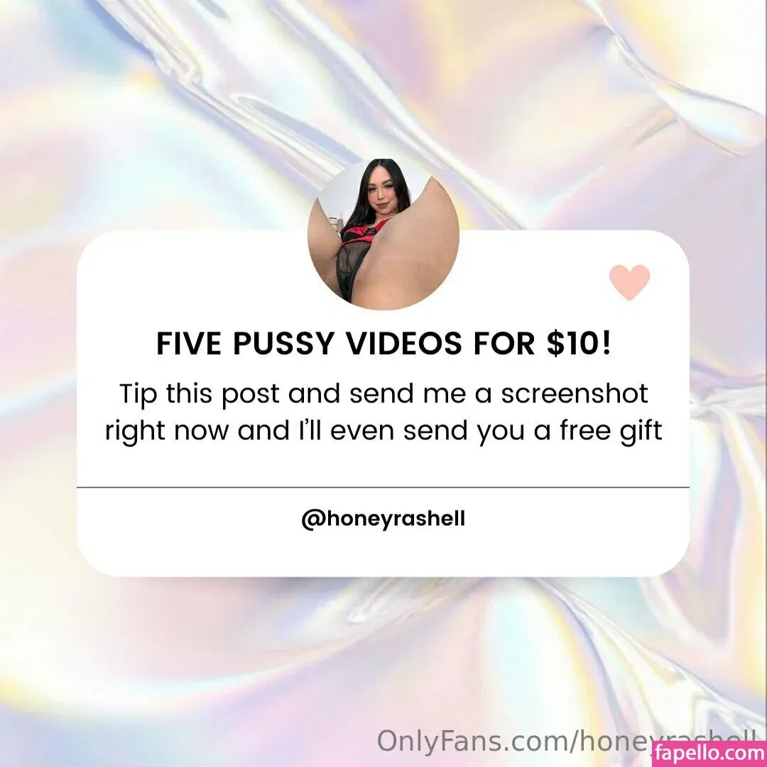 honeyrashell Onlyfans Photo Gallery 