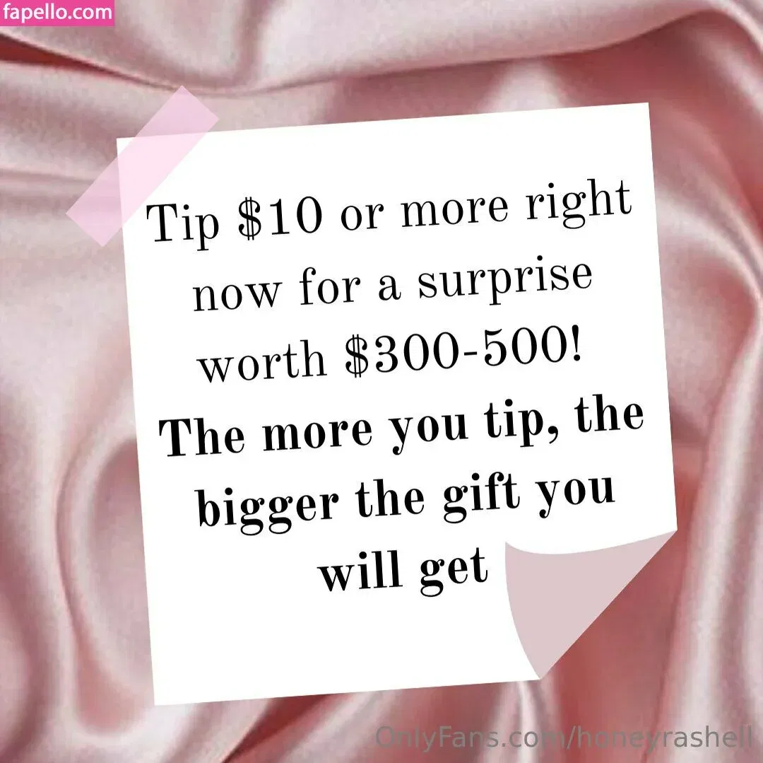 honeyrashell Onlyfans Photo Gallery 