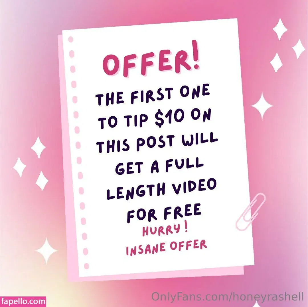 honeyrashell Onlyfans Photo Gallery 