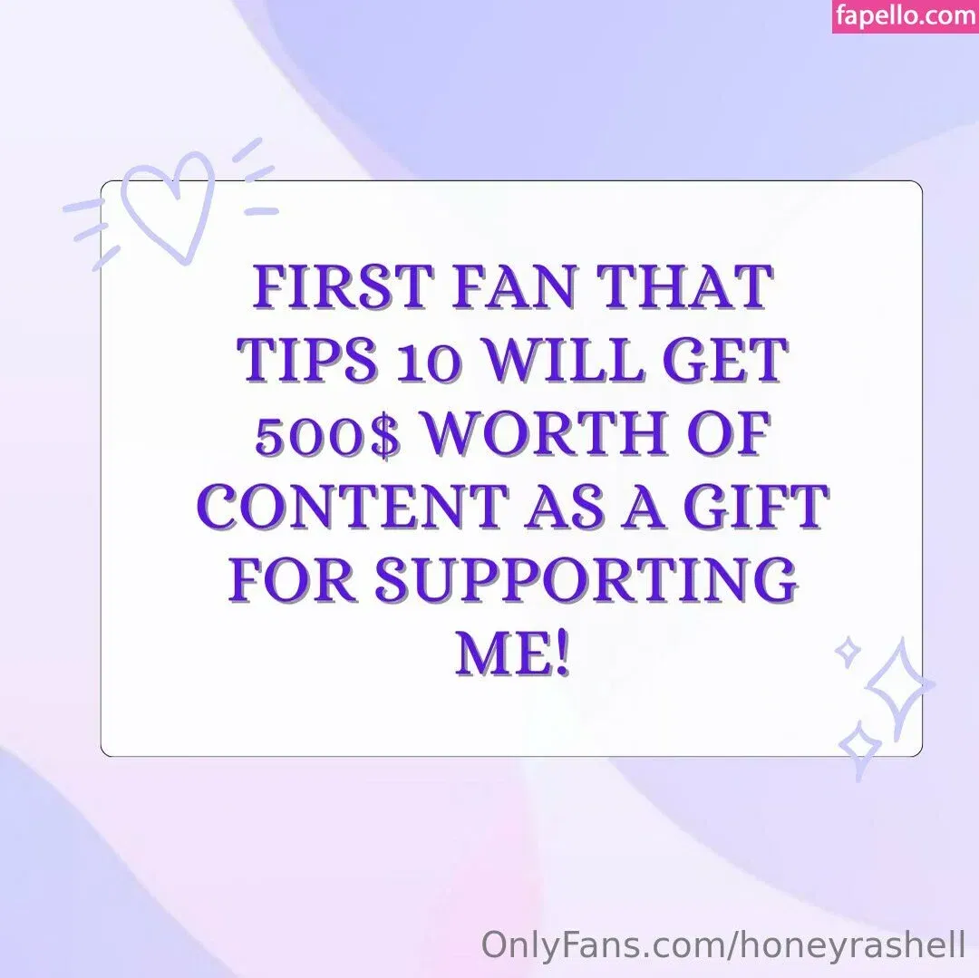 honeyrashell Onlyfans Photo Gallery 