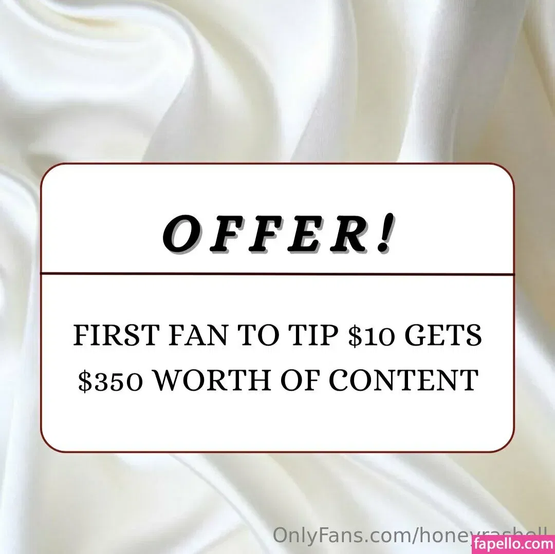 honeyrashell Onlyfans Photo Gallery 