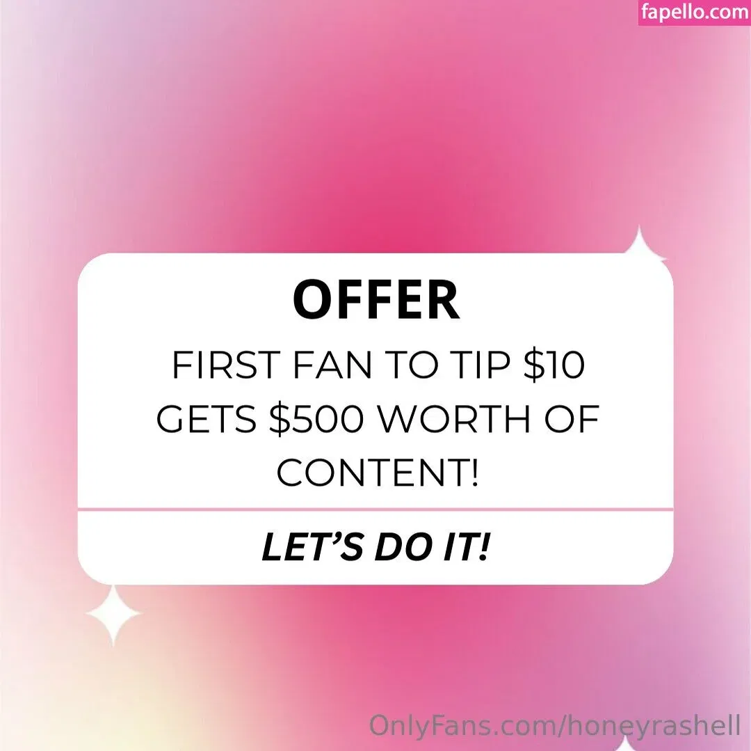 honeyrashell Onlyfans Photo Gallery 