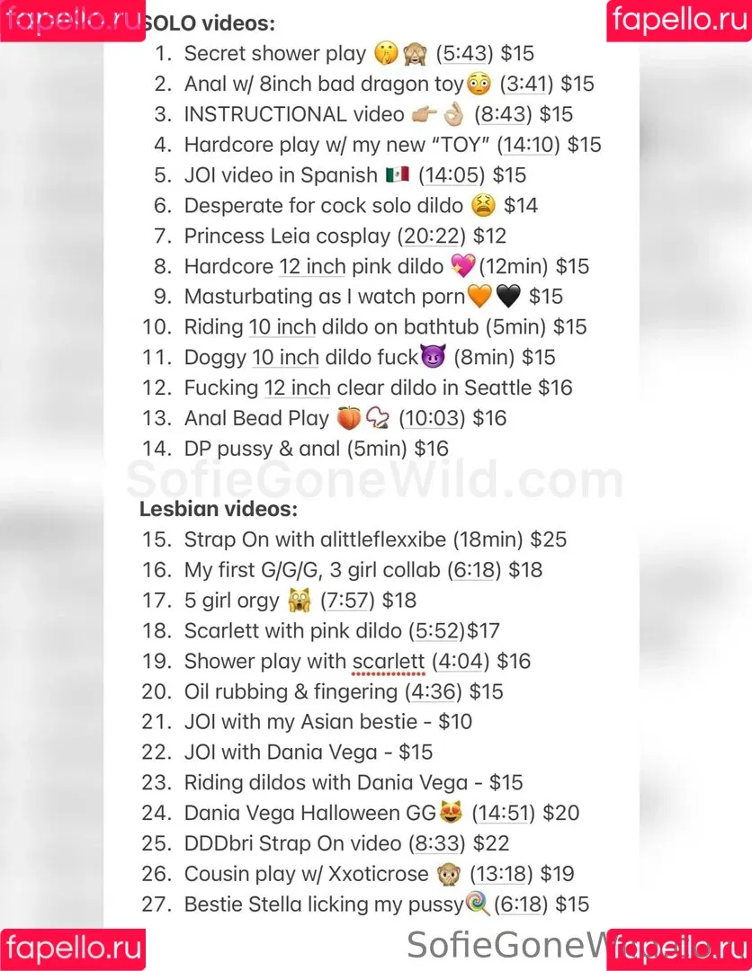 Sofiegonewild Onlyfans Photo Gallery 