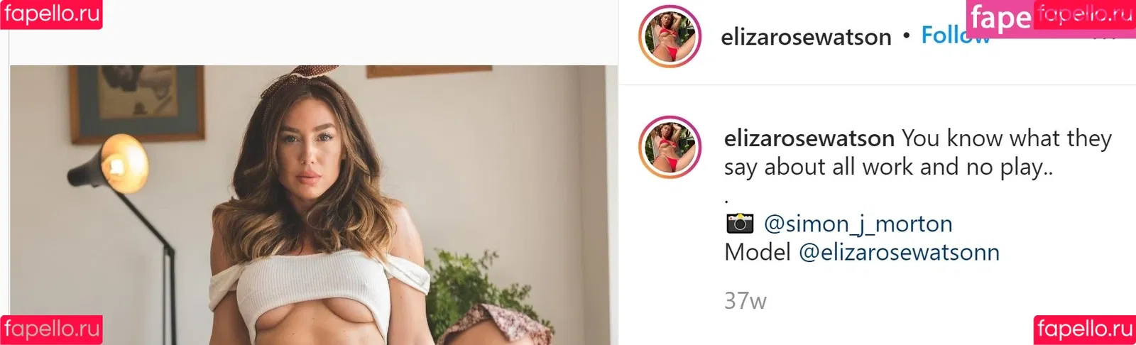 Eliza Rose Watson Onlyfans Photo Gallery 