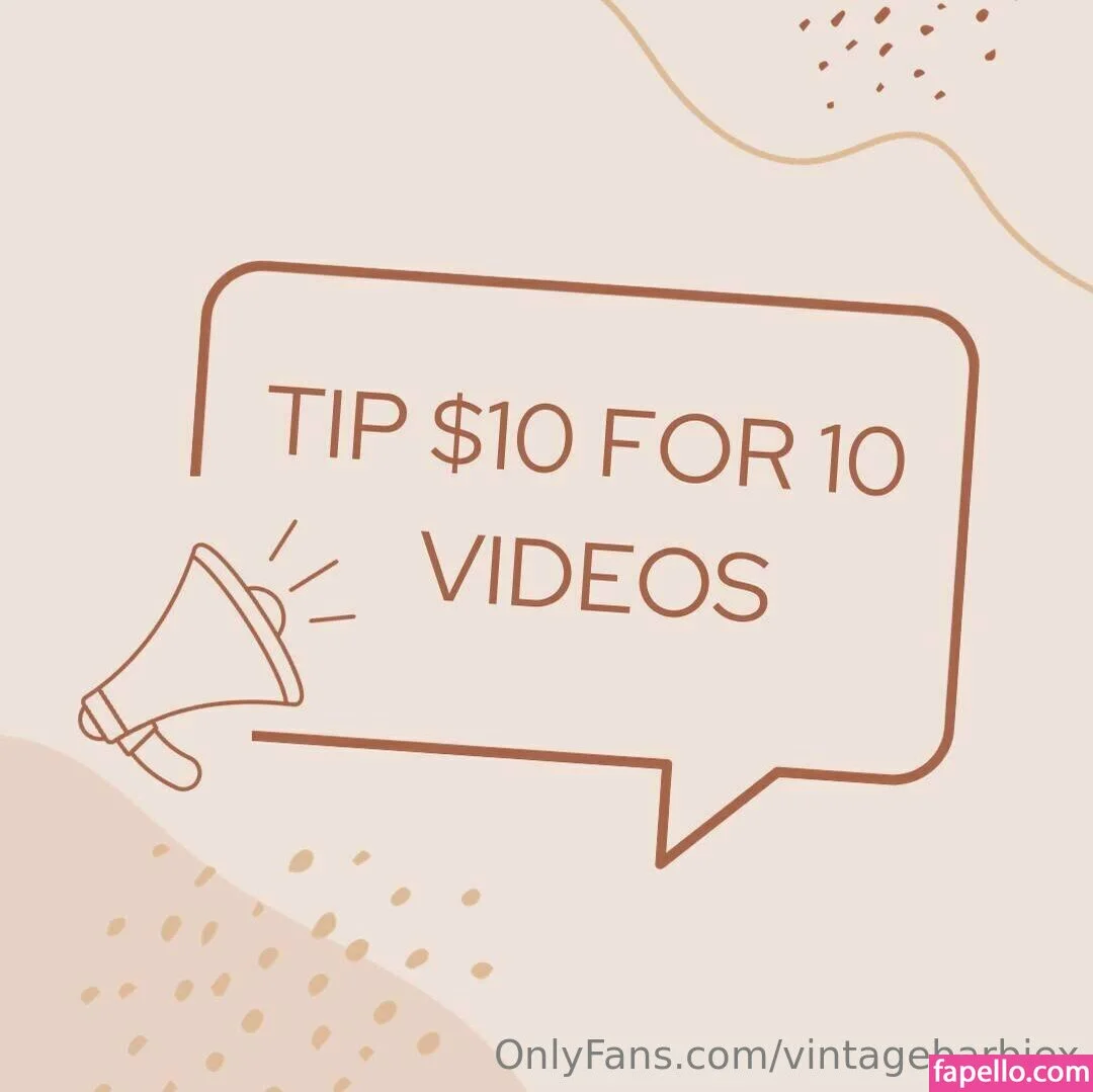 vintagebarbiex Onlyfans Photo Gallery 