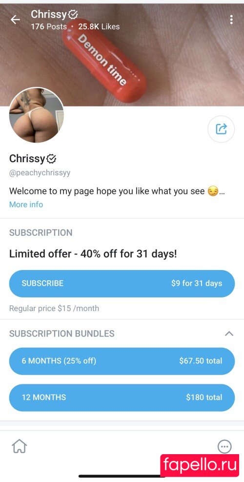 PeachyChrissyy Onlyfans Photo Gallery 