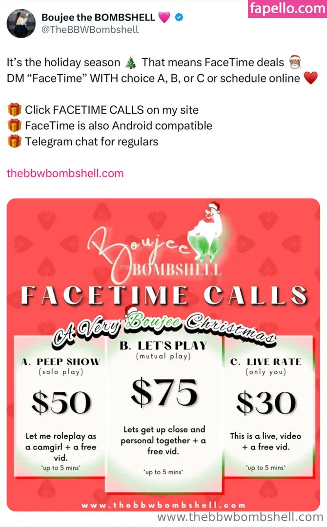 boujeebombshell Onlyfans Photo Gallery 