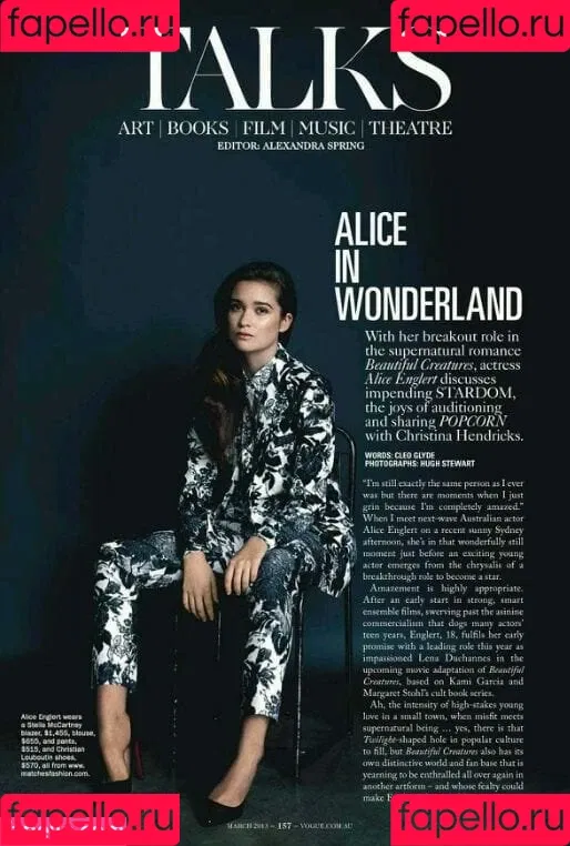 Alice Allegra Englert Onlyfans Photo Gallery 