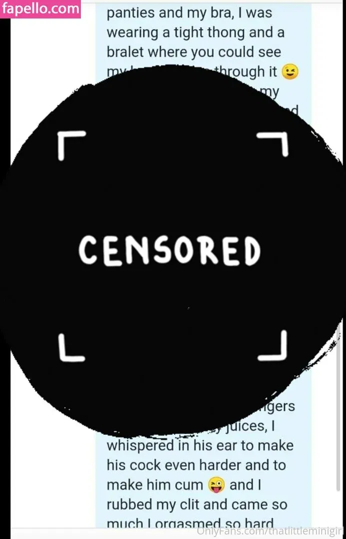 Thatlittleminigirl Onlyfans Photo Gallery 