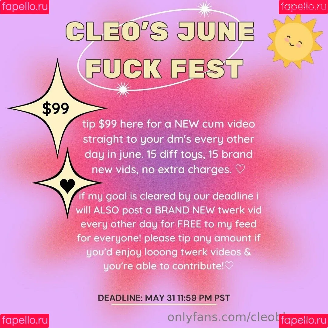 cleoblossom Onlyfans Photo Gallery 