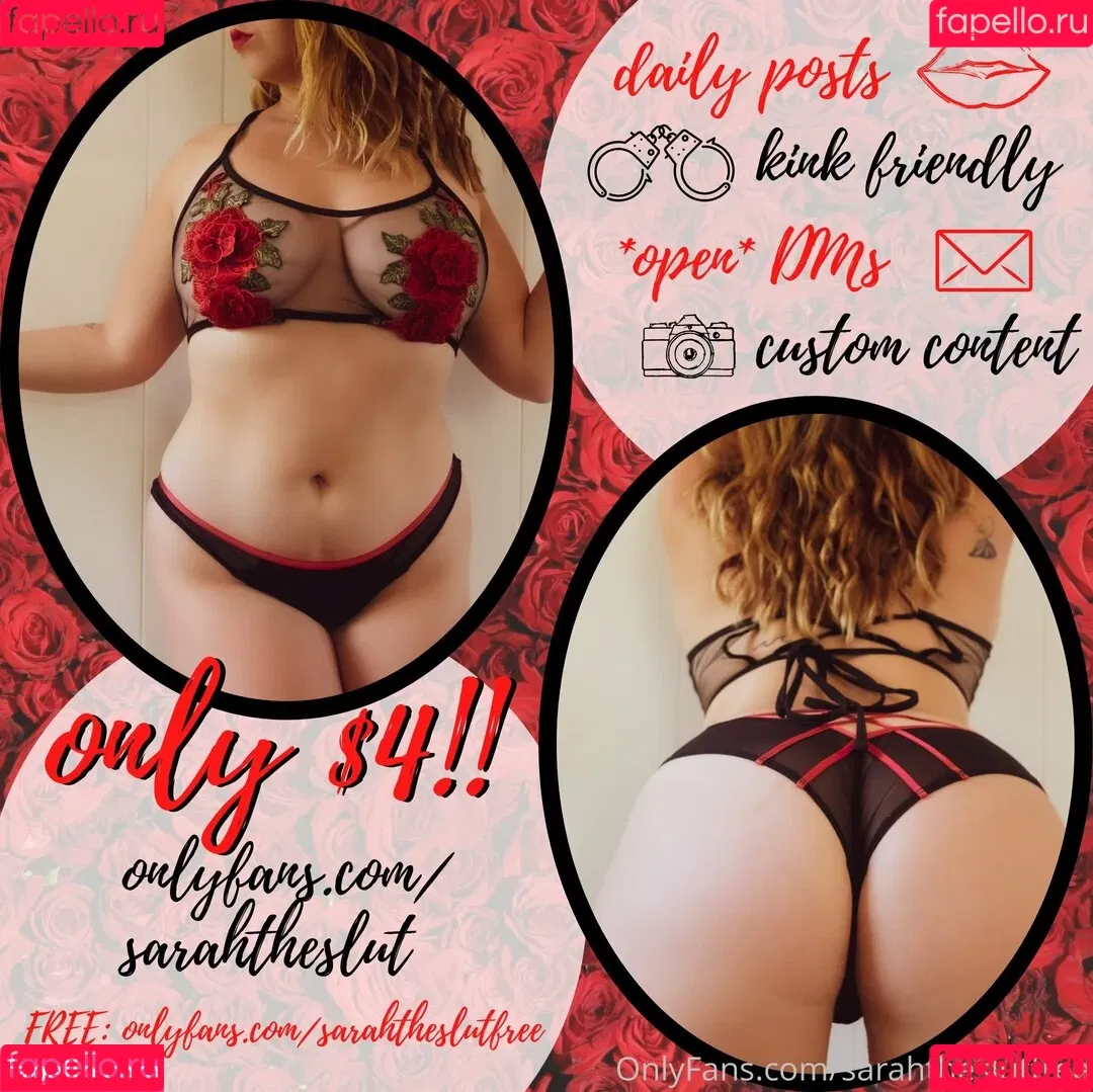 sarahtheslutfree Onlyfans Photo Gallery 