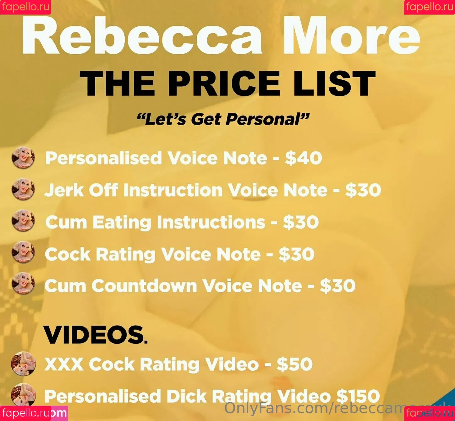 rebeccamoreuk Onlyfans Photo Gallery 