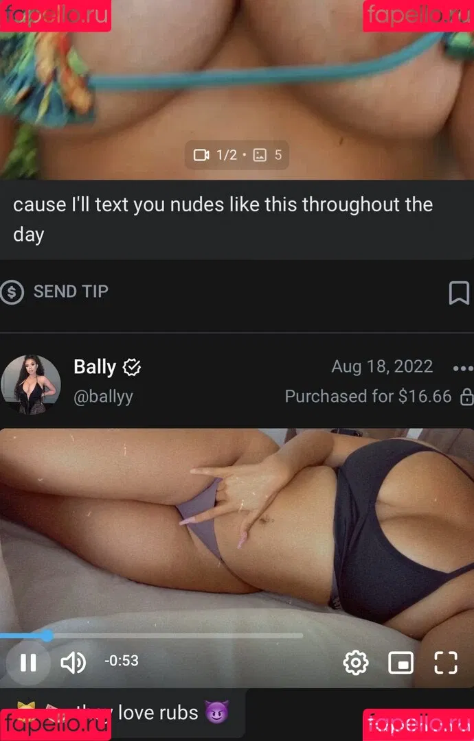 Ballyy Onlyfans Photo Gallery 