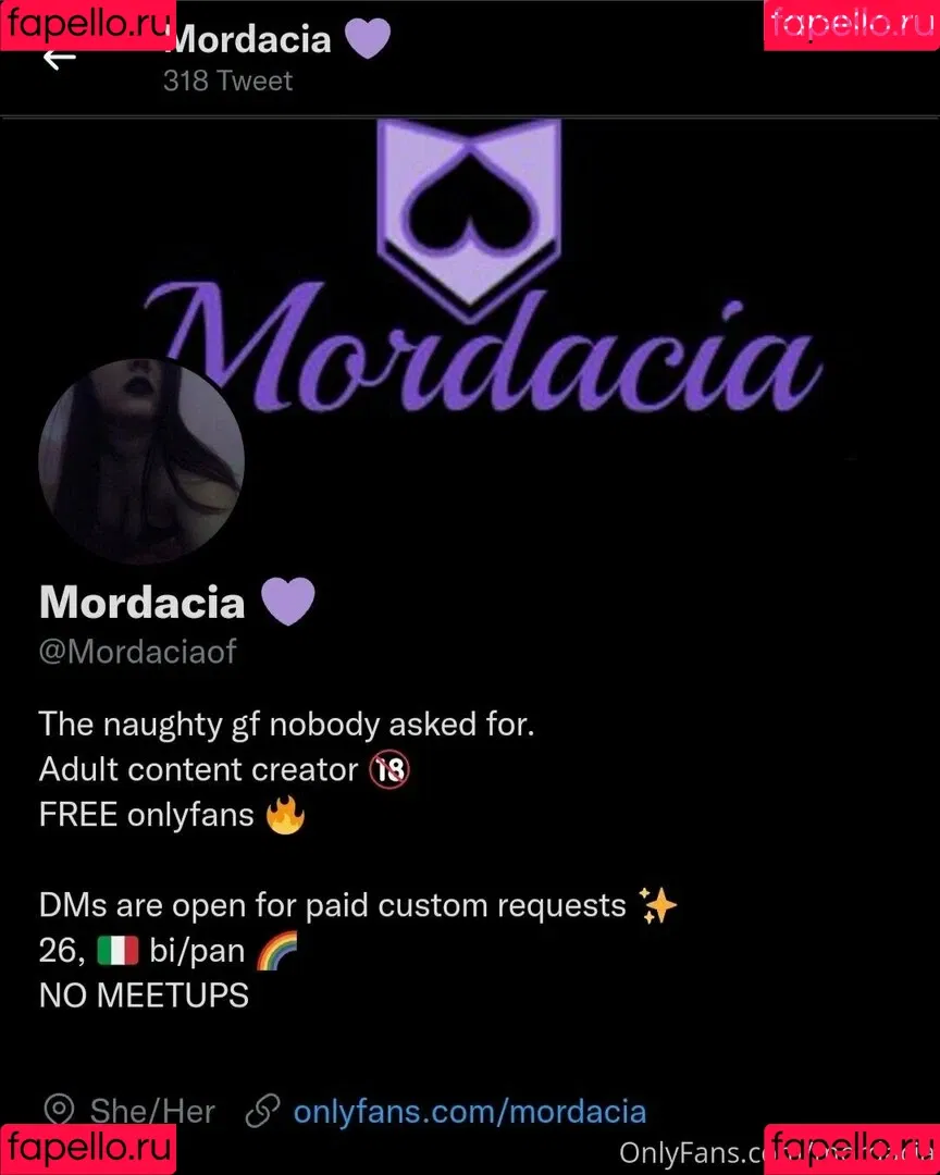 mordacia Onlyfans Photo Gallery 