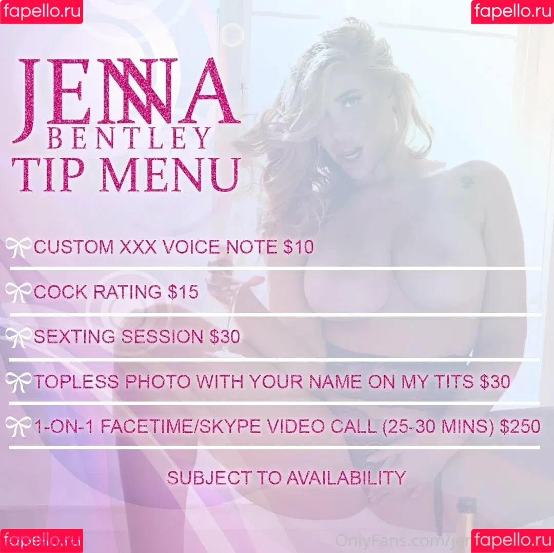 jennabentley Onlyfans Photo Gallery 