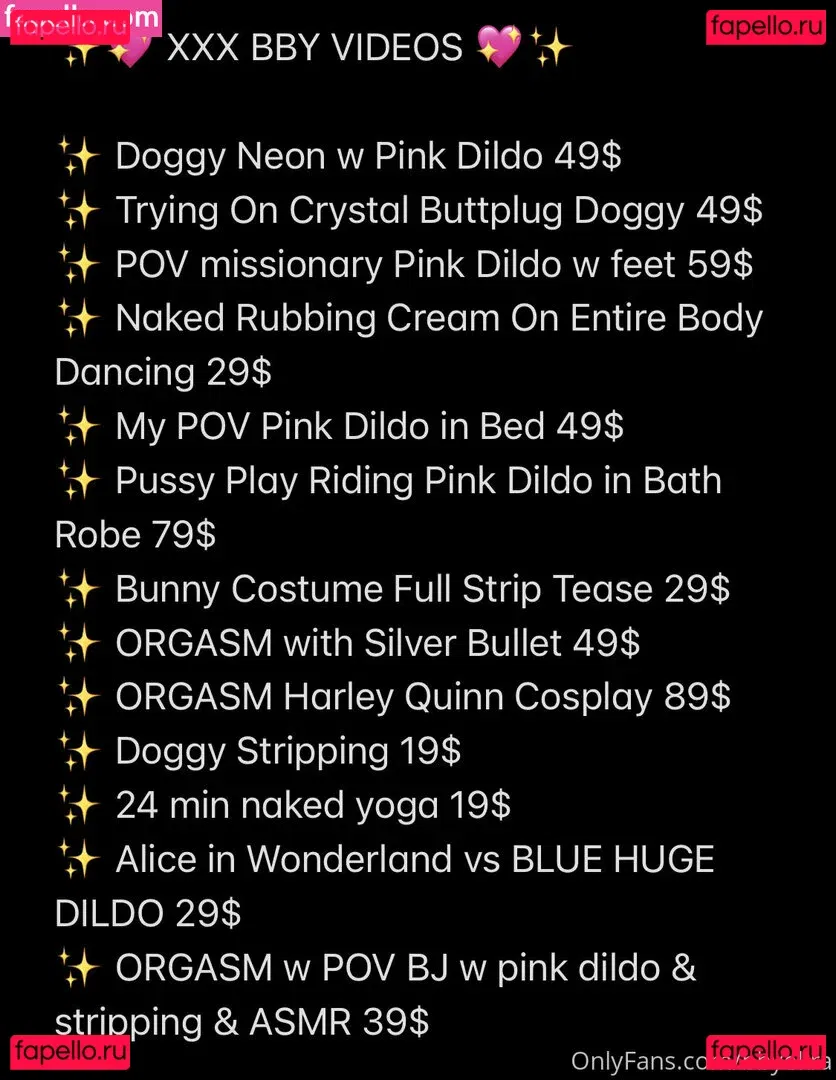 bbyekra Onlyfans Photo Gallery 