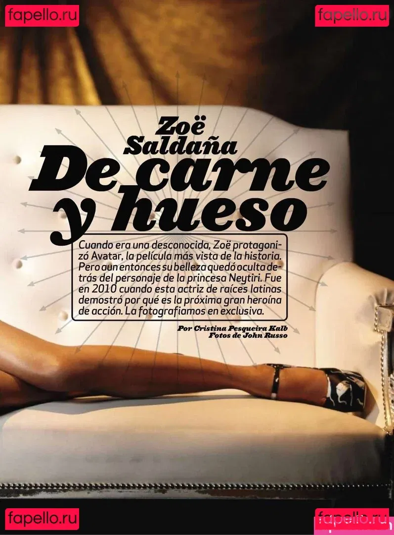 Zoe Saldana Onlyfans Photo Gallery 