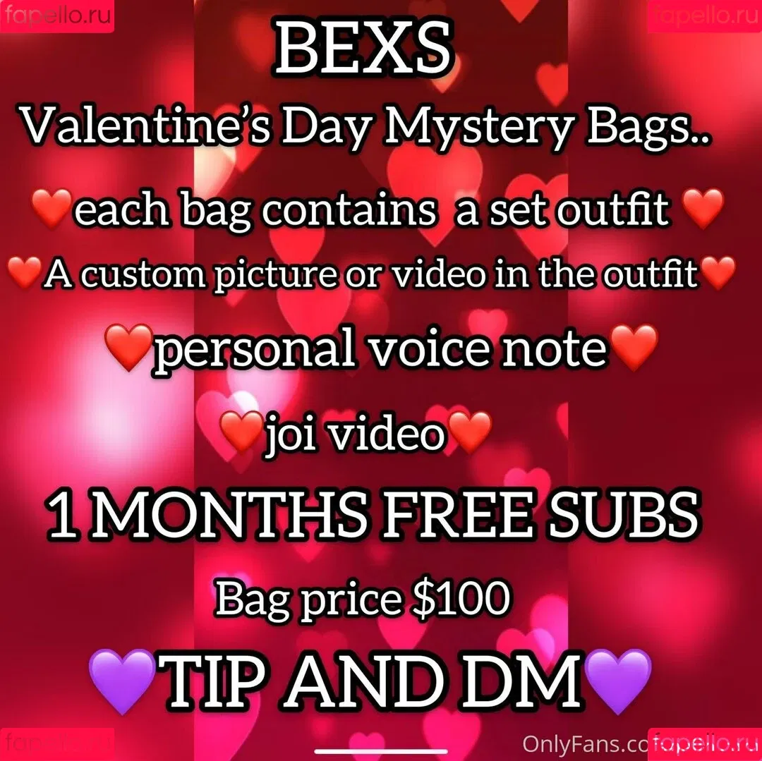 bexbb9 Onlyfans Photo Gallery 