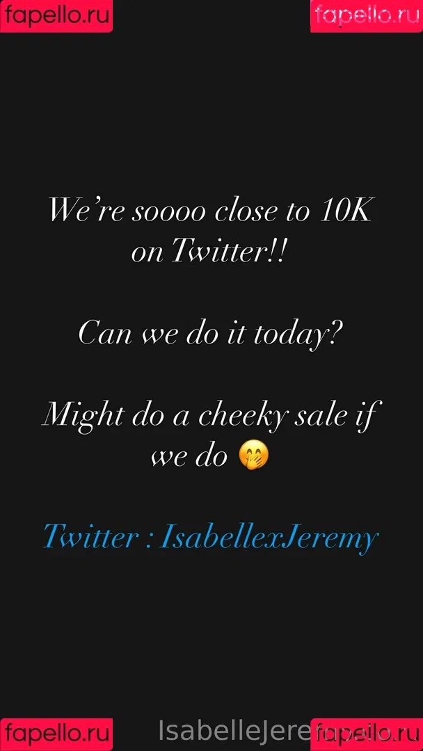 isabellejeremy Onlyfans Photo Gallery 
