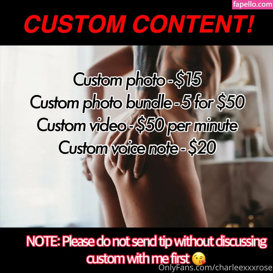 charleexxxrose Onlyfans Photo Gallery 