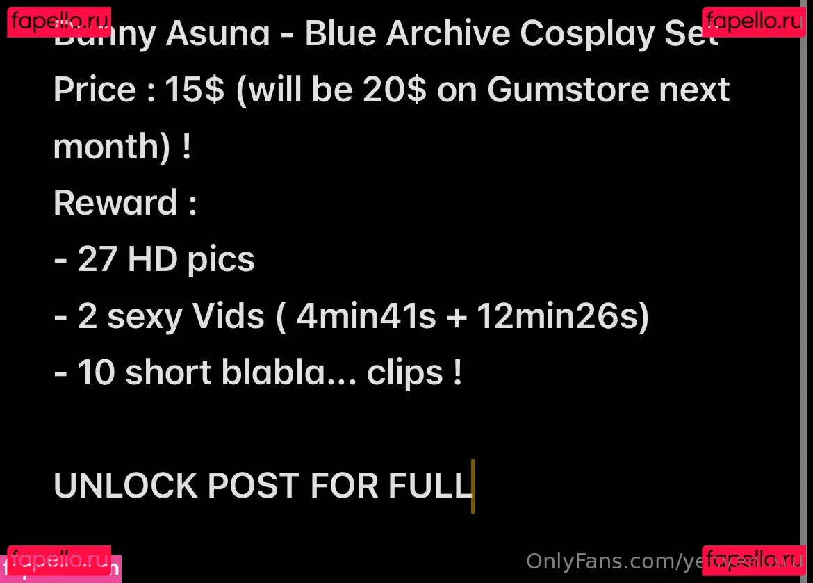 Yunne.uwu Onlyfans Photo Gallery 