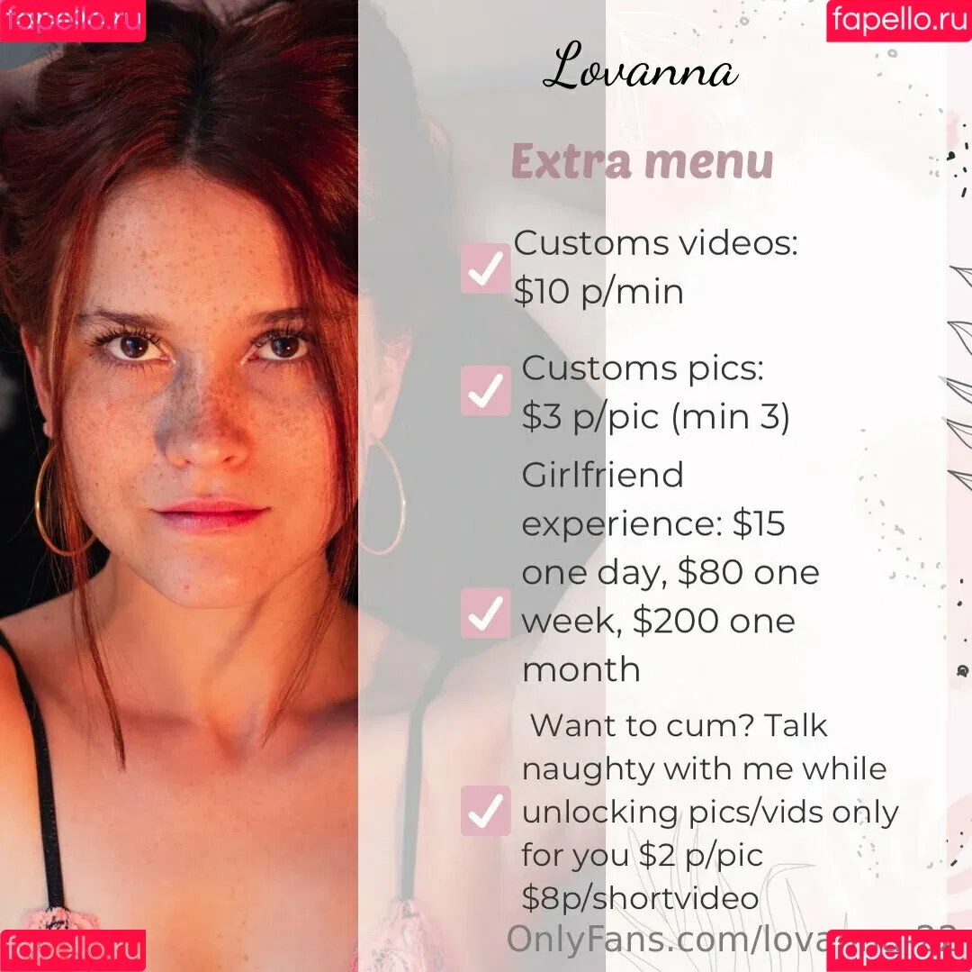 lovannafree Onlyfans Photo Gallery 