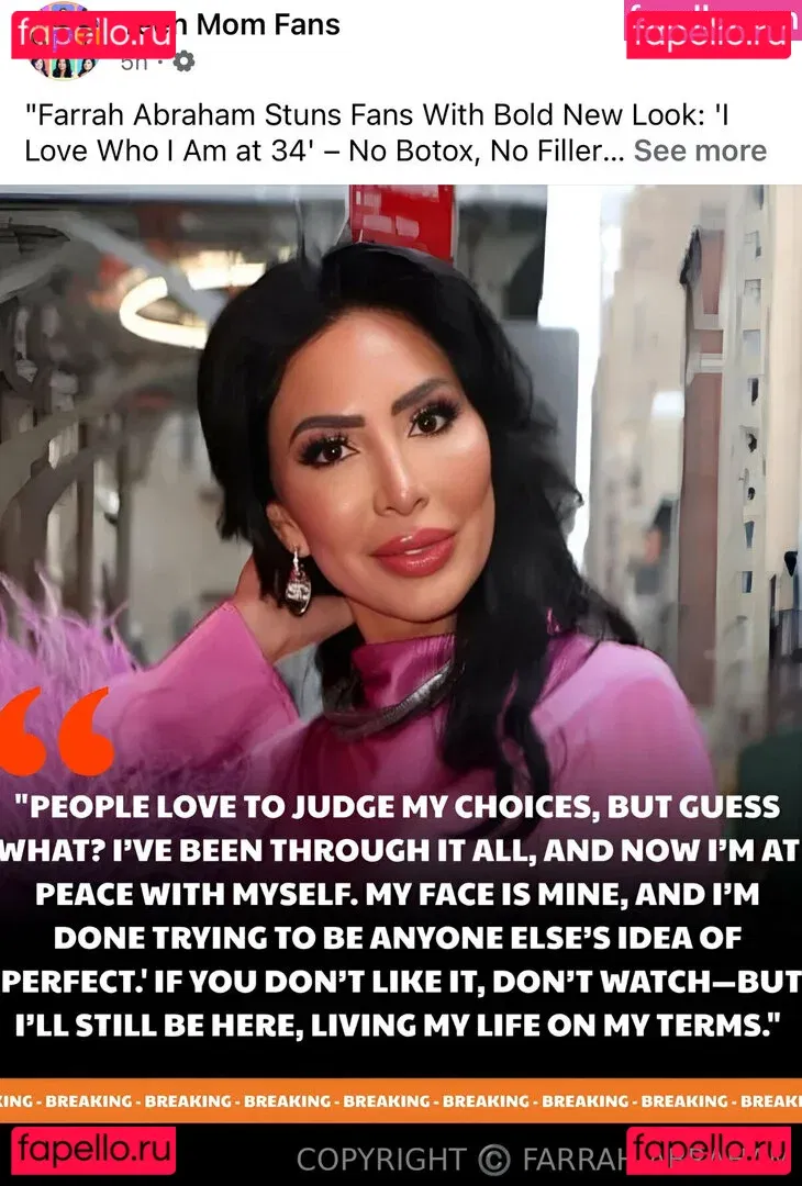 farrahabraham Onlyfans Photo Gallery 